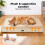 Skylos Pet Bed Large Washable Dog Cushion Crate 2