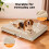 Skylos Pet Bed Large Washable Dog Cushion Crate 3