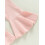 (18-24 Months, Pink) Καλοκαιρινή Φόρμα για Κορίτσι, Αμάνικη Ριμπ Μπλούζα με Καμπάνα 7