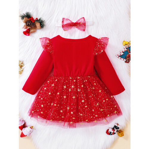 (2-3 Years, Red) Ensemble robe et et Noël. 1