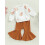 (6-12 Months, White) Conjunto de ropa (2 piezas). 3