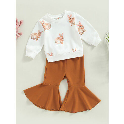 (3-4 Years, White) Conjunto de ropa (2 piezas). 2