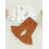 (6-12 Months, White) Conjunto de ropa (2 piezas). 4