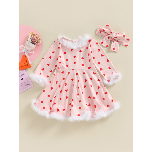 (2-3 Years, Pink) Rochițe fetițe, mânecă pentru cap. 1