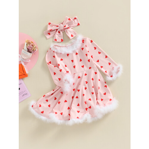 (2-3 Years, Pink) Rochițe fetițe, mânecă pentru cap. 2