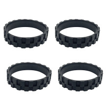 4 Sztuk dla  S5/T6/T7 Akcesoria  Walking Wheel Wymiana Skóry Opony Części do Odkurzacza Robota