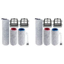 2 set Replacement Parts Roller Brush HEPA Filters Compatible for Dyad U10 Wet and Dry Vacuum Cleaner