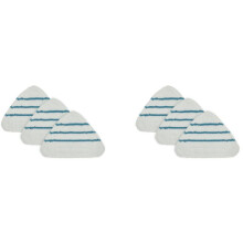 Almohadillas de Repuesto para Mopa Una 6 Piezas Paño Triangular Lavable Limpieza de Suelo Mopa de Microfibra Almohadilla para la Cabeza