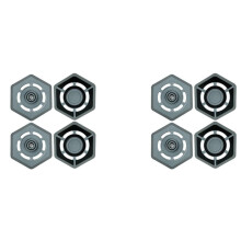 Suporte para Esfregona de 8 Unidades para Deebot N9 + Acessórios para Aspirador de Pó Robótico Esfregonas de Suporte de Reposição