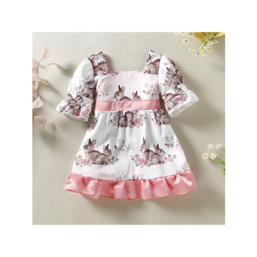 (6-12 Months, Pink) Φόρεμα για κορίτσια και νήπια 1