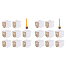 16 Pack Dust Vacuum Bags 2.5L for DEEBOT OZMO T8 AIVI T8 Max T8 Series T9 Series N8 Pro N8 Pro Robot Vacuum