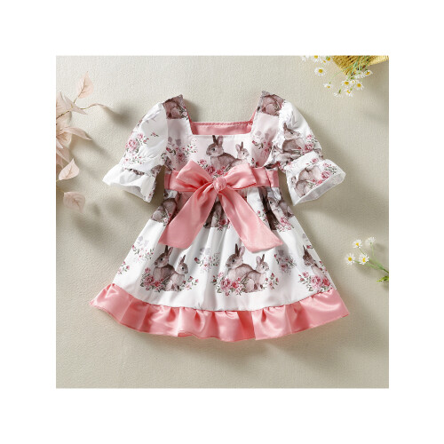 (6-12 Months, Pink) Φόρεμα για κορίτσια και νήπια 2