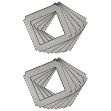10 Pezzi Nel Microfibra Panno Mop Parti di Ricambio per Robotica Winbot W836 W850 W860 W880 W920 Robot per La Pulizia di Finestre