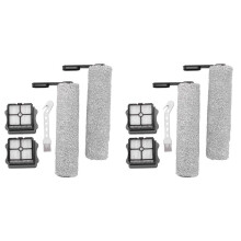 8X Replacement Brush Roller and Vacuum HEPA Filter for Floor ONE S5 Cordless Wet Dry Vacuum Cleaner