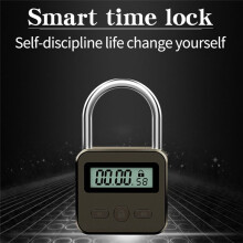 Verrouillage Intelligent de L'Heure ÉCran LCD Commutateur de Minuterie éLectronique Minuterie Rechargeable USB Cadenas Minuterie éLectronique de