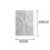 (Silver rectangular 80*60cm bag) Yeybong fireproof mat fireplace brazier outdoor lawn terrace barbecue fireproof mat silver rectangular protective mat 6