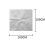 (Silver rectangular 80*60cm bag) Yeybong fireproof mat fireplace brazier outdoor lawn terrace barbecue fireproof mat silver rectangular protective mat 7