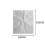 (Silver rectangular 80*60cm bag) Yeybong fireproof mat fireplace brazier outdoor lawn terrace barbecue fireproof mat silver rectangular protective mat 8