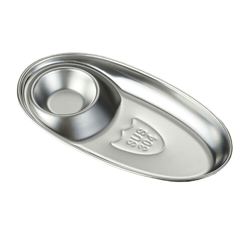 Modern Nonrust Steel Oval Serving Dish For-True Color M