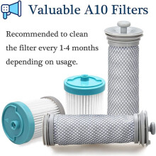 8X HEPA Filters&Pre Filters for A10/A11 Hero A10/A11 Master and PURE ONE S11/S12 Vacuum Cleaners
