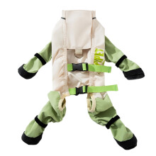 Vêtements de pluie imperméables pour chiens et chiots de-Vert M