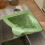 Suction Cup Press Sink Drainer Basket Automatic Dumping-Green 6