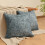 Housse de coussin imperméable multicolore avec motifs-Gris clair 7
