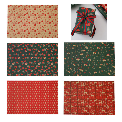 50x74cm Christmas Gift Wrapping Paper Thick User Friendly-3 2