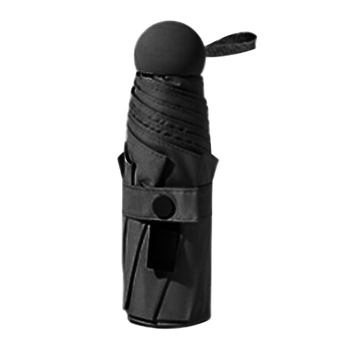 Folding Windproof UV Mini Umbrella 94x55cm Black, Light 300g 1