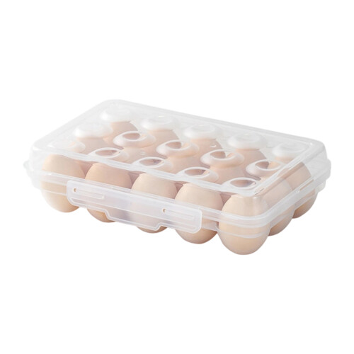 Stackable Eggs Storage Box Clear View-Transparent Color 15