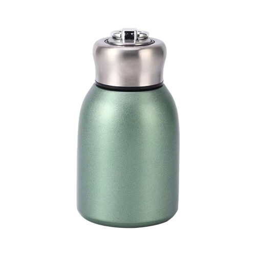 Bouteille isolée portative en acier antirouille,-Vert