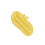 Coussin de couvercle de pot en silicone pour pommes-Jaune 1