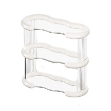 Multilayer Cup Organizers Rack Sturdy Plastic-Three-Layer 2