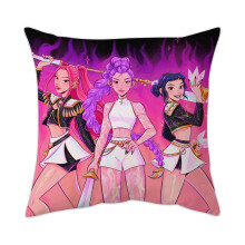 (BZ1377) K-Pop Demon Hunters Throw Pillow Cover, Double-Sided Design, 45x45cm