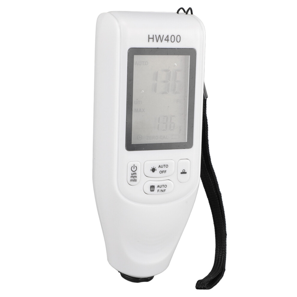 Digital Paint Coating Thickness Gauge 0-2000Um Auto Detection Compact 8401387326226