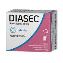 Diasec Infants Sachet 16s | Anti-Diarrheal Sachet for Babies |Acute Diarrhea Relief for Infants - 10MG