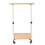 Adjustable Height Mobile Rolling Computer PC Laptop Over Bed Desk Overbed Desk 7