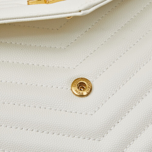 YSL White Envelope Bag 23×12×4cm 2