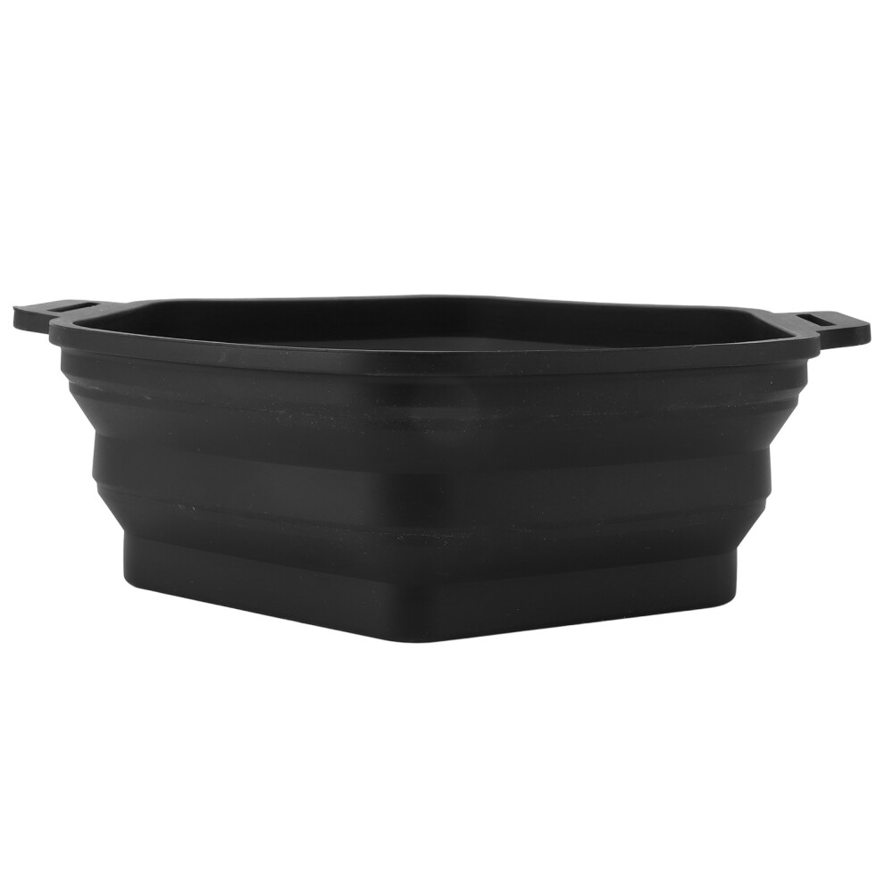 Portable Black Silicone Ice Bath Tub - Foldable Hanging Water Chiller 5 Liter 7901385693661