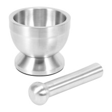 Edelstahl MöRser StößEl Set Knoblauch GewüRzmüHle Apotheke KräUter SchüSsel MüHle MüHle KüChenwerkzeug