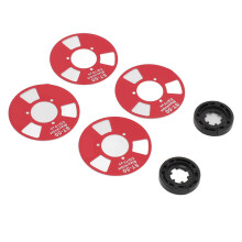 Selbstbau-Metall-Reel-to-Reel-Kassettentape-Kit, 2 Räder, Rot