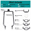 Suporte de Harpa de Abajur de 7 Polegadas Kit de Harpa de Lâmpada AjustáVel E14, E26, E27 Adaptador de Base de Luz Preto Quadro de Chifre Suporte de 2