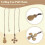 Ceiling Fan Pull Chain Fan Extension Chain Fan Chain Pulls Decorative 12 Inch Ceiling Fan Chain Extender Ornament B 2