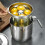 Egg Separator, Stainless Steel Yolk White Separator Tool With Cover, Yolk Separator Separates Multiple Eggs 4