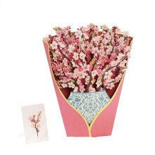 Paper - Cards, Blossoms, Life Sized Forever Flower Bouquet 3D Popup Greeting Cards, Birthday Gift Cards