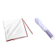 Tissu de Polissage pour Verres à Vin Lot de 2 Chiffons de Polissage pour Verres à Champagne et Verres à Vin pour un Nettoyage Sans Traces,A
