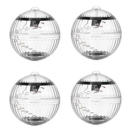 4PCS Solar Floating Pool Light, Waterproof LED Color Changing Solar Pond Lights Water Floating Lights