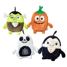 4st Halloween Handduksservetter Superabsorberande Näsduk Handduk för Händer Halloweenpresent för Barn