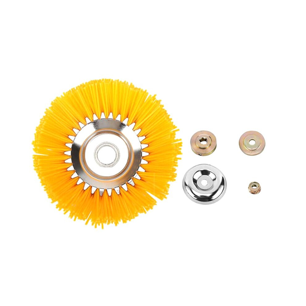 8 Inch Universal Grass Trimmer Nylon Wire Wheel Trimmer Brush Weeder Rotary Weed Brush For Garden Weed Lawn 6033968174784