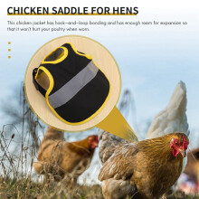 Pet Vest Reflective Chicken Poultry Hen Saddle Apron Feather Protection Holder Chicken Clothes Poultry